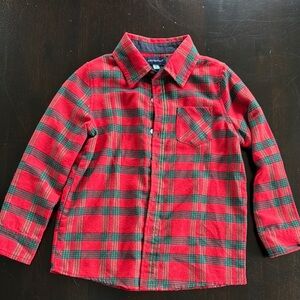 Andy & Evan Red and Green Flannel Button Down